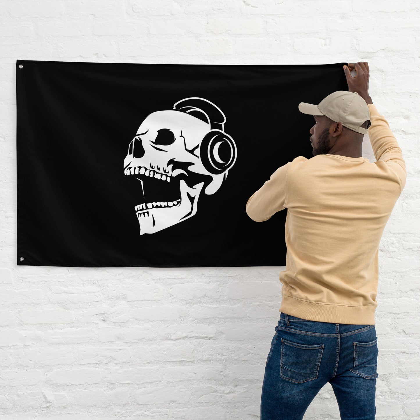 Cipher Skull Flag